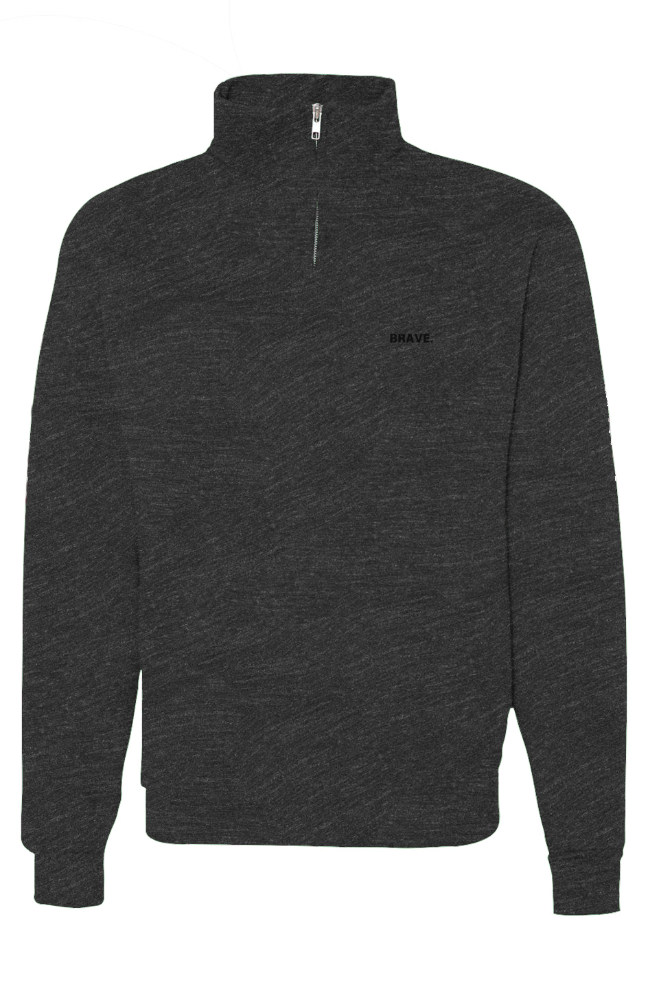 Cadet Collar Quarter-Zip Sweatshirt